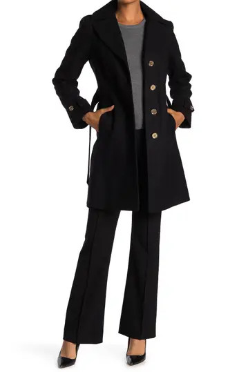 Missy Belted Wool Blend Trench Coat | Nordstrom Rack
