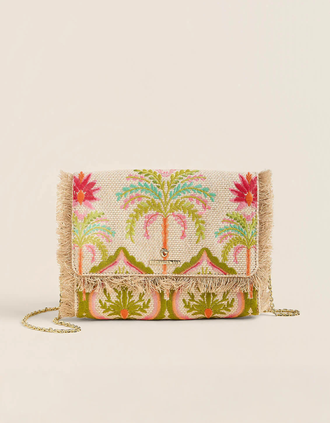 Clutch Crossbody Castillo Floral Palms | Spartina 449