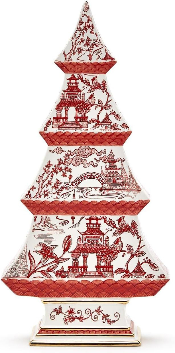 Two's Company Winter Toile Christmas Tree | Amazon (US)