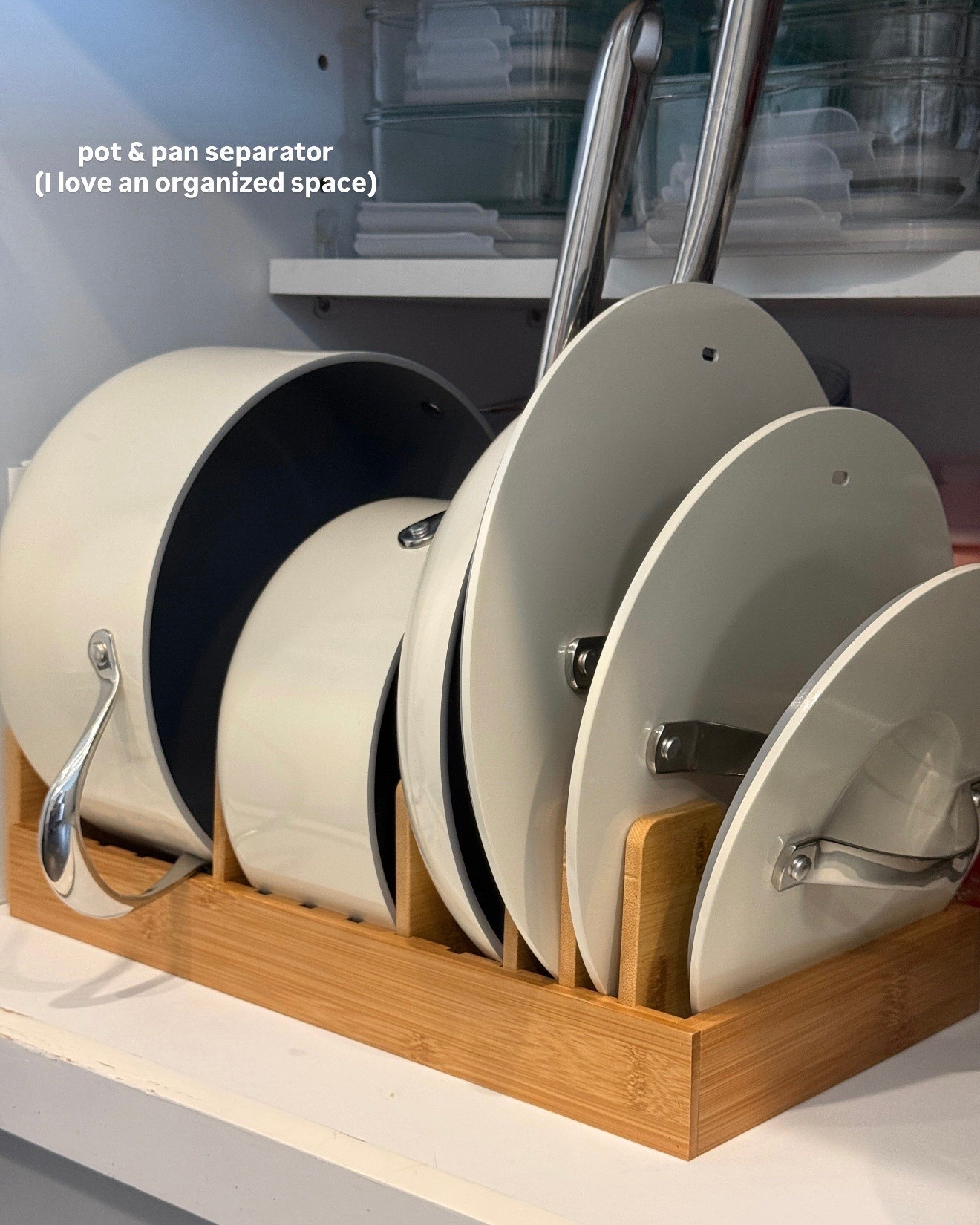Nothing hurts more than scratching brand-new cookware… so naturally I had to upgrade my kitchen cabinet organization too. ✨ These organizers keep everything neat, protected, and easy to grab (& see)!!!

#LTKHome