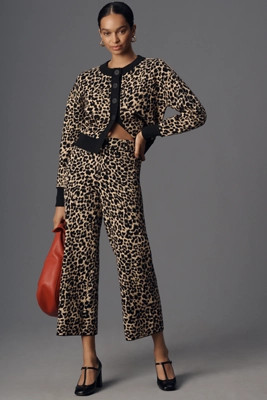 The Colette Sweater Knit Crop Wide-Leg Pants by Maeve | Anthropologie (US)