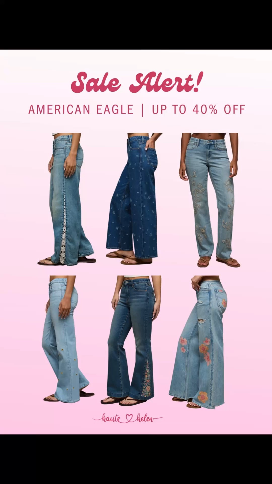 Who says jeans are boring?

Found some cute jeans tgat are perfect for summer ootds!

What's better? They're on sale!

Grab them at up to 40%off! 

#deals #denim #discount

#LTKSaleAlert #LTKootd