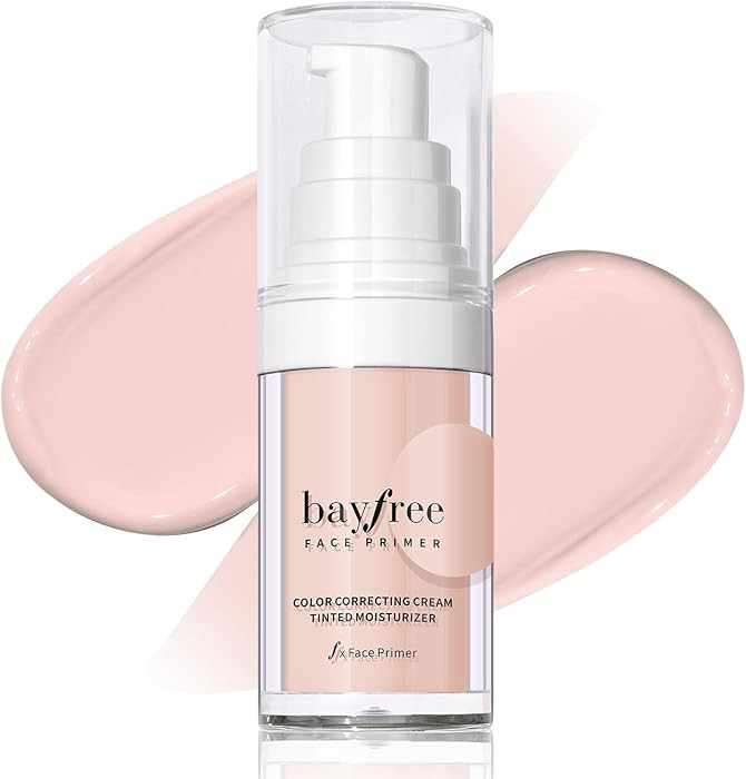 bayfree Color Correcting Cream Tinted Moisturizer, Makeup Primer for A Glow Skin Tint, Formulated... | Amazon (US)