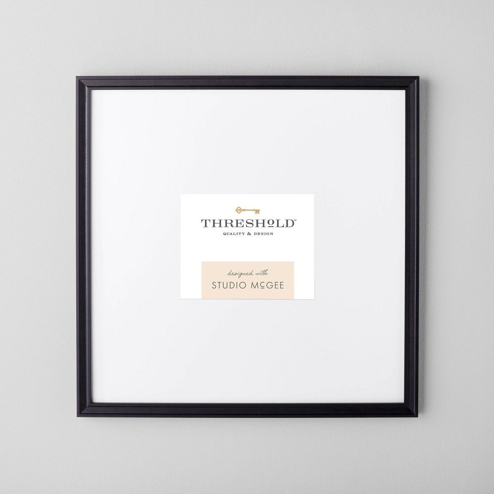 20" x 20" Matted to 5" x 7" Gallery Single Image Frame Black - Threshold™ designed with Studio McGee | Target