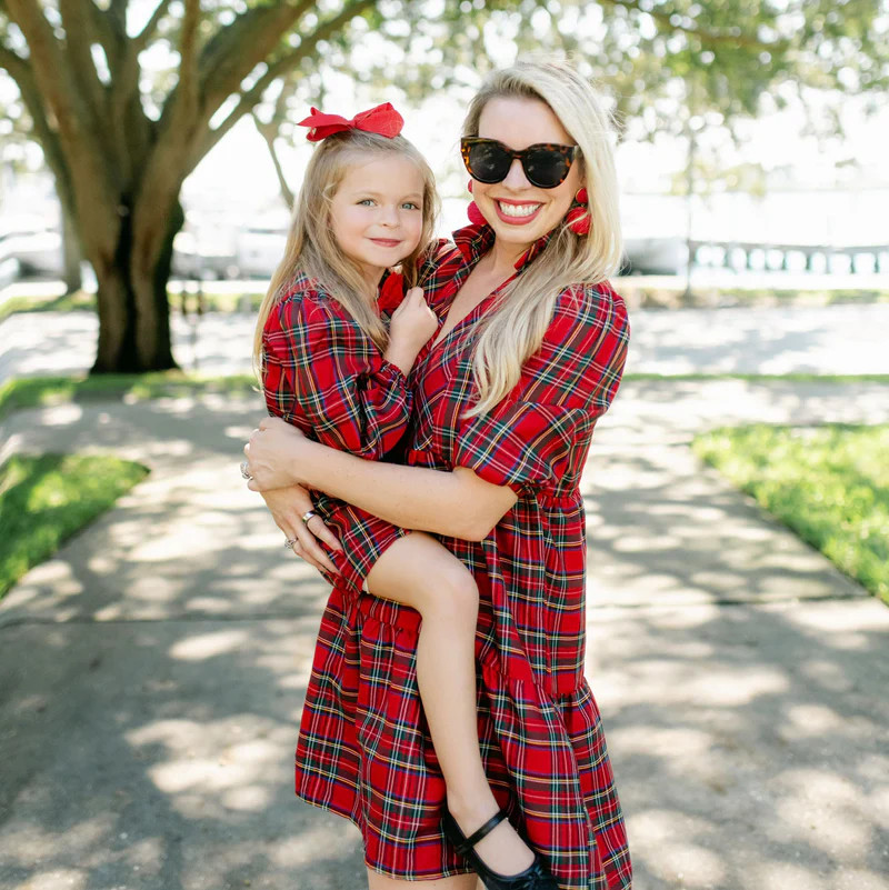 Portland Plaid Red Coco Dress | Classic Whimsy