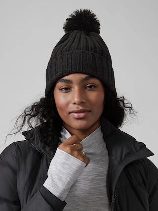 Ribbed Pom Beanie | Athleta