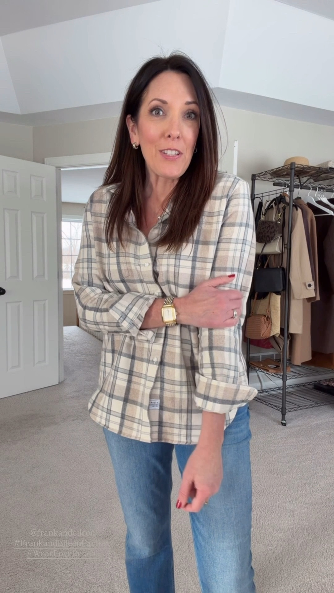 This Relaxed Button-Up Shirt in cozy Italian flannel has Frank & Eileen’s signature bust-flattering button placement, and the feminine details like the softly shaped collar and curved hem keep it from feeling too rugged. Such a great piece for casual winter dressing! 

#FrankandEileenPartner #WearLoveRepeat @FrankandEileen
