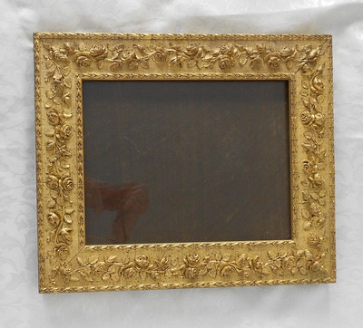 *****BEAUTIFUL ANTIQUE WOOD FRAME GILDED BARBOLA GESSO ROSES  13 X 11 *****  | eBay | eBay US