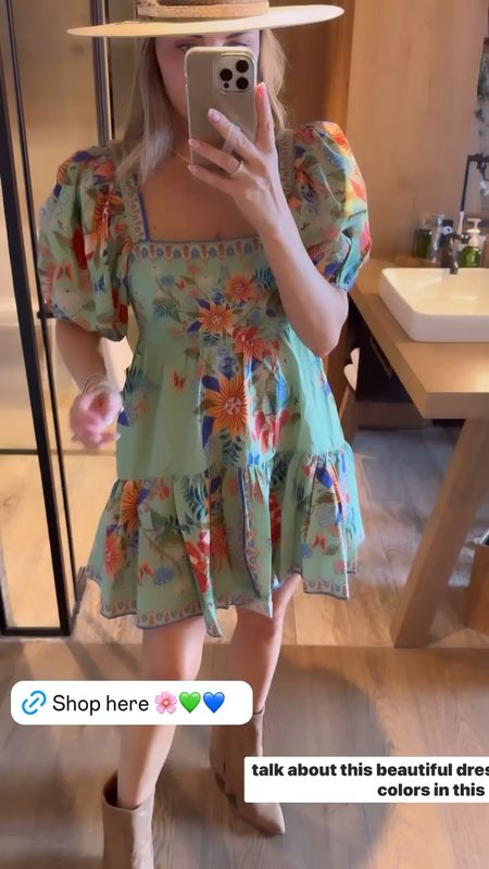 Perfect little summer dress to wear for pretty much any occasion. Would be great for a wedding guest dress, baby shower, dress, or even a vacation dress. I love it dress here for a country concert outfit wearing a small fit

#LTKOver40 #LTKVideo #LTKFindsUnder100
