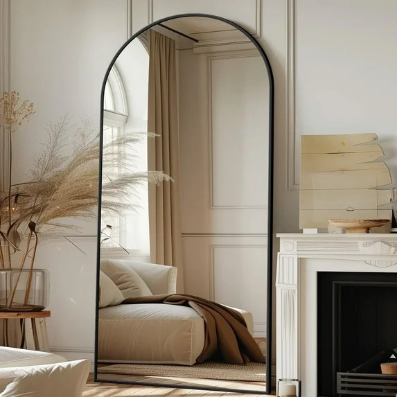 Antok Arched Full Length Floor Mirror 71"x32" Full Body Mirror with Stand, for Bedroom, Living Ro... | Walmart (US)