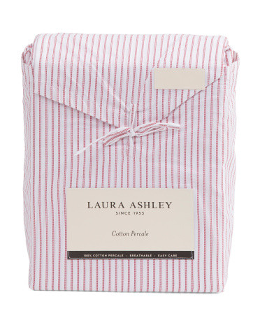 Cotton Percale Ticking Stripe Sheet Set | Bed & Bath | Marshalls | Marshalls