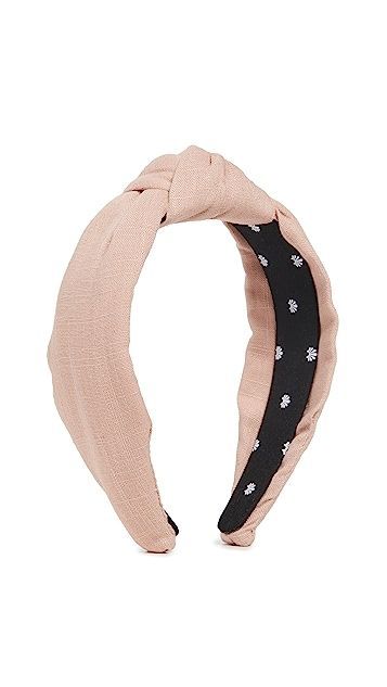 Linen Knotted Headband | Shopbop