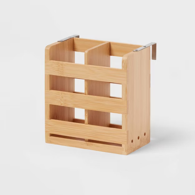 Bamboo Drying Rack Flatware Cup Brown - Brightroom™ | Target