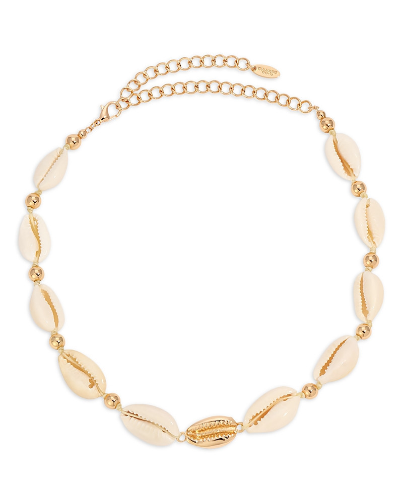 Ettika Out to Sea Cowrie Shell & 18K Gold Plated Necklace, 12.5 | Bloomingdale's (US)