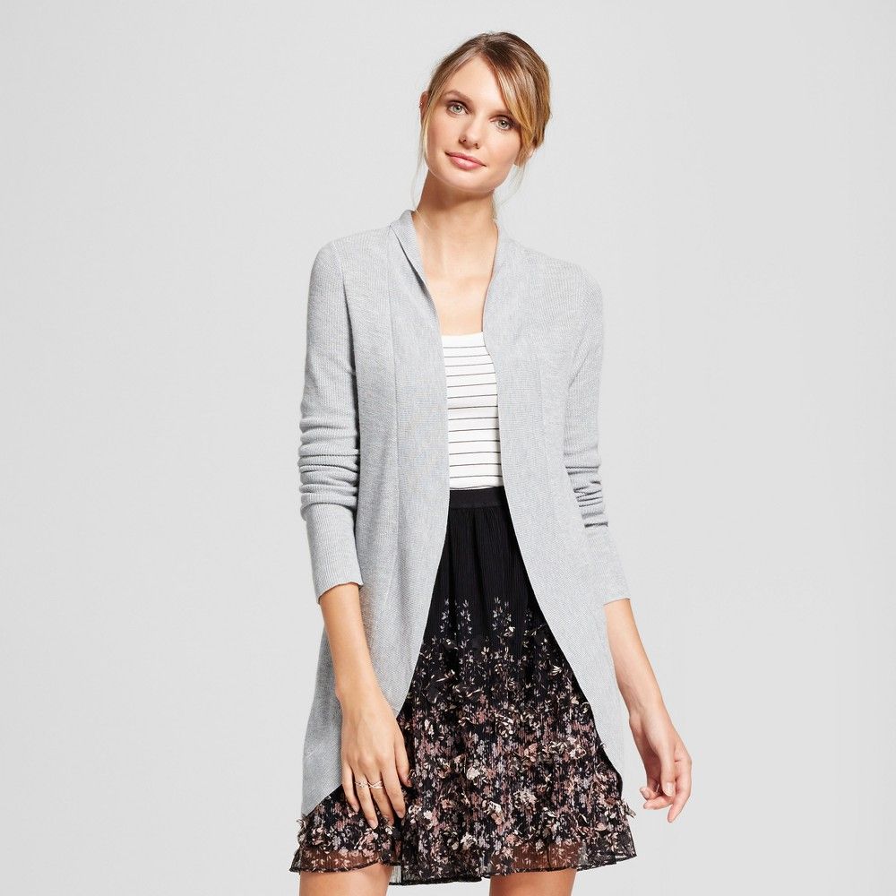 Women's Cocoon Cardigan - A New Day Gray S | Target