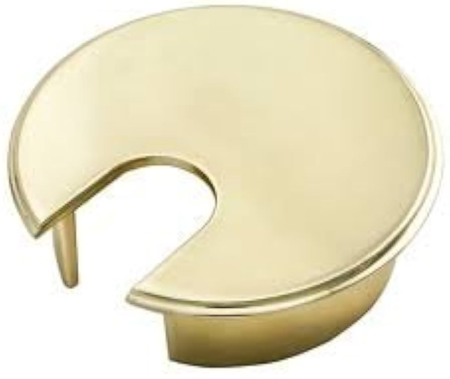 63mm Metal Desk Cable Tidy Outlet Grommet Insert - Electro Brass | Amazon (UK)
