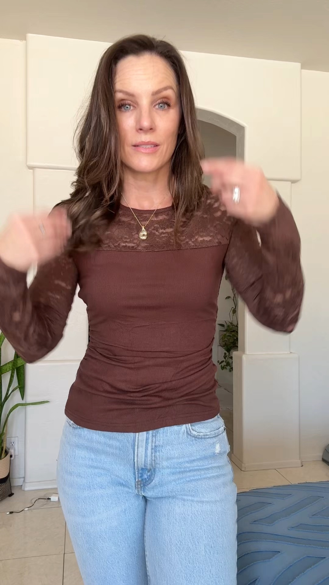 A little bit of lace -- and not itchy! This long-sleeve top will be perfectly to pair with jeans through Fall! #zesicaloffical #fallfashion

#LTKgrwm #LTKootd