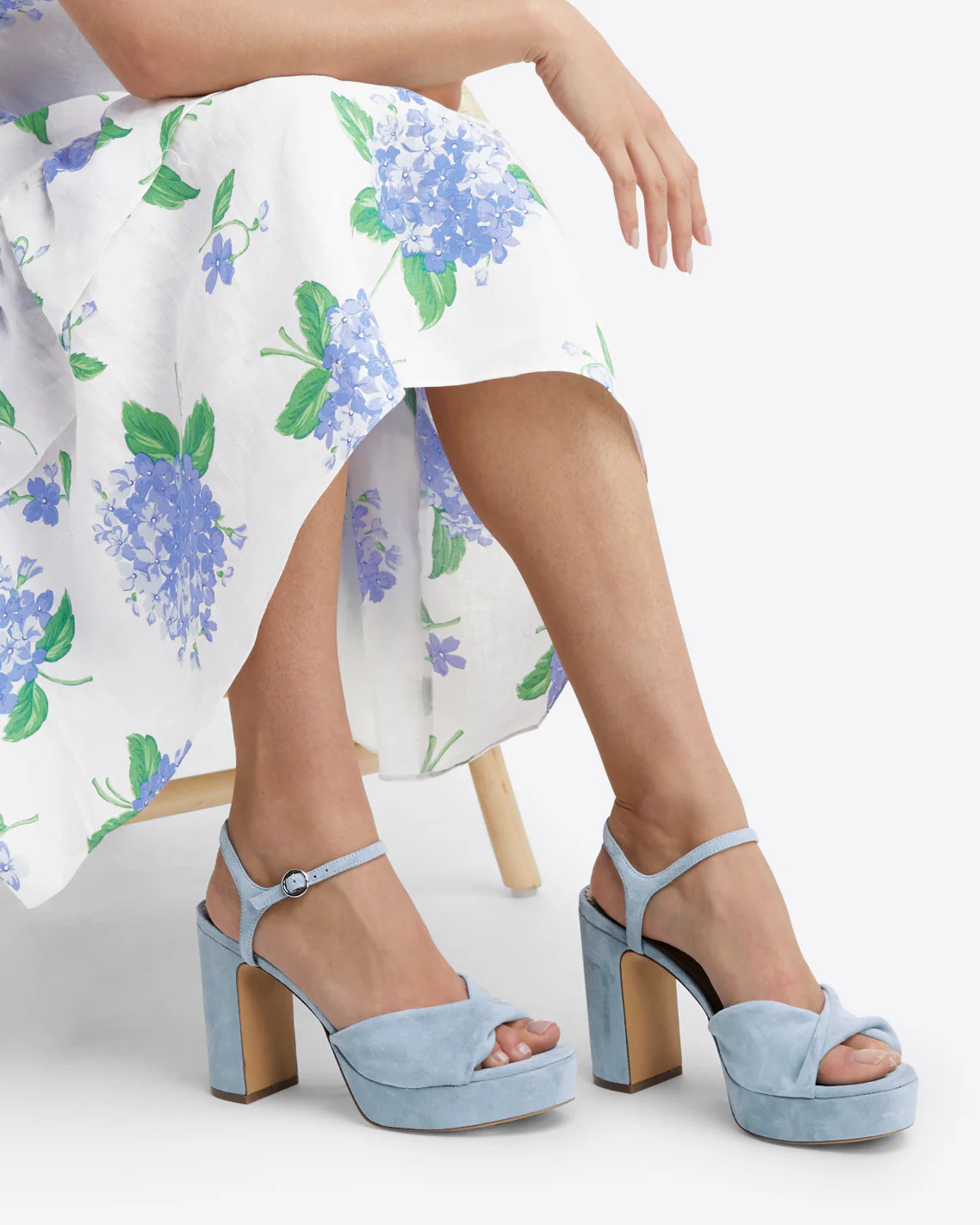 Paloma Platform in Light Blue | Draper James (US)
