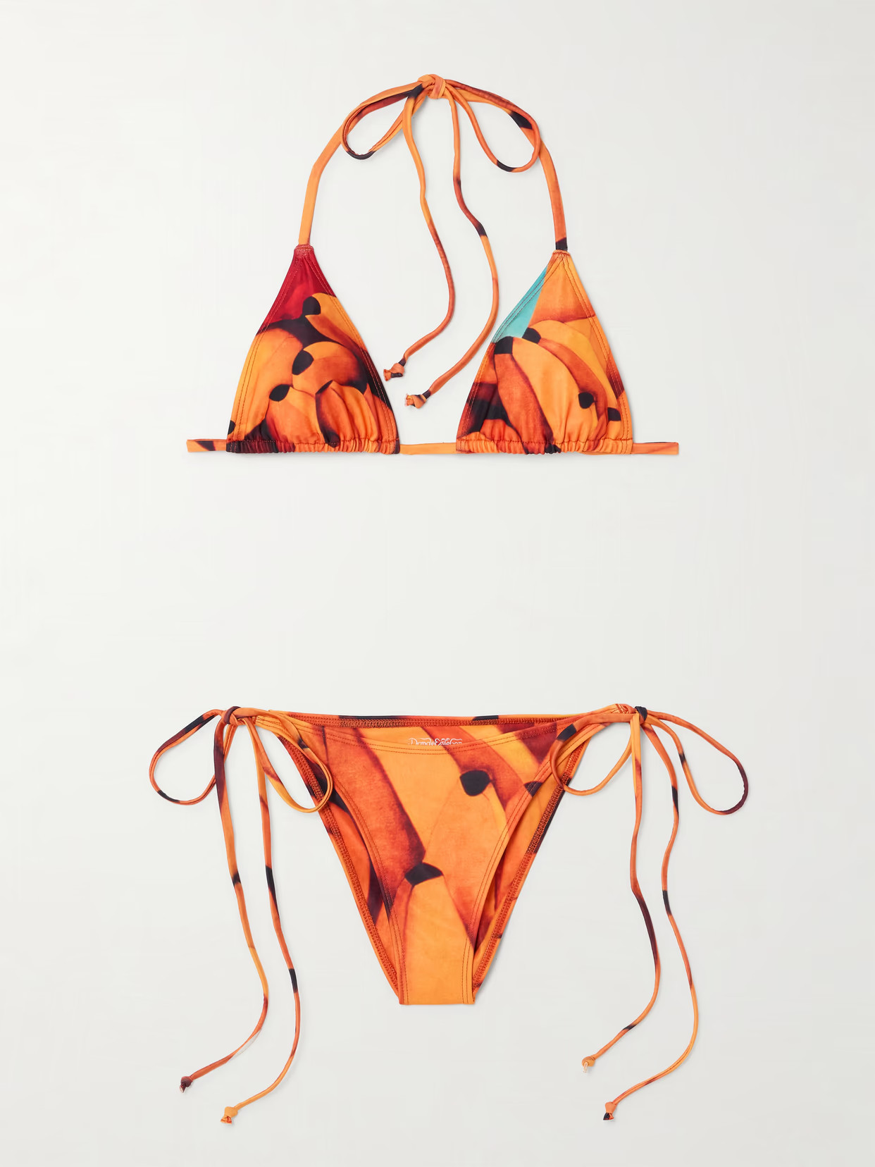 Donde Esteban - Bananas Printed Bikini - Orange | NET-A-PORTER (US)