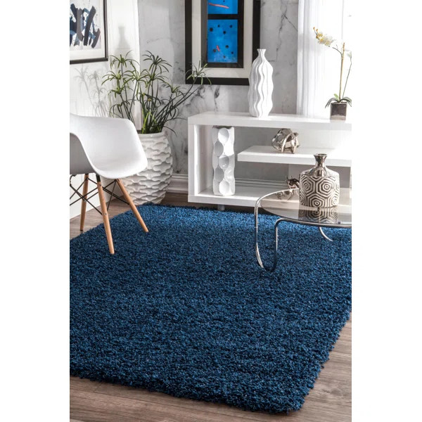 Iuli Performance Navy Rug | Wayfair North America
