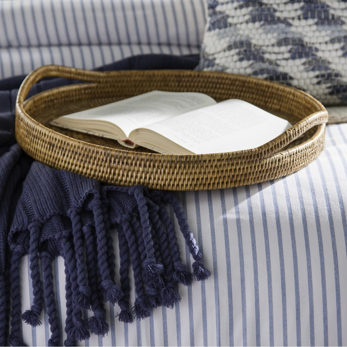 Everard Wicker Tray | Wayfair North America