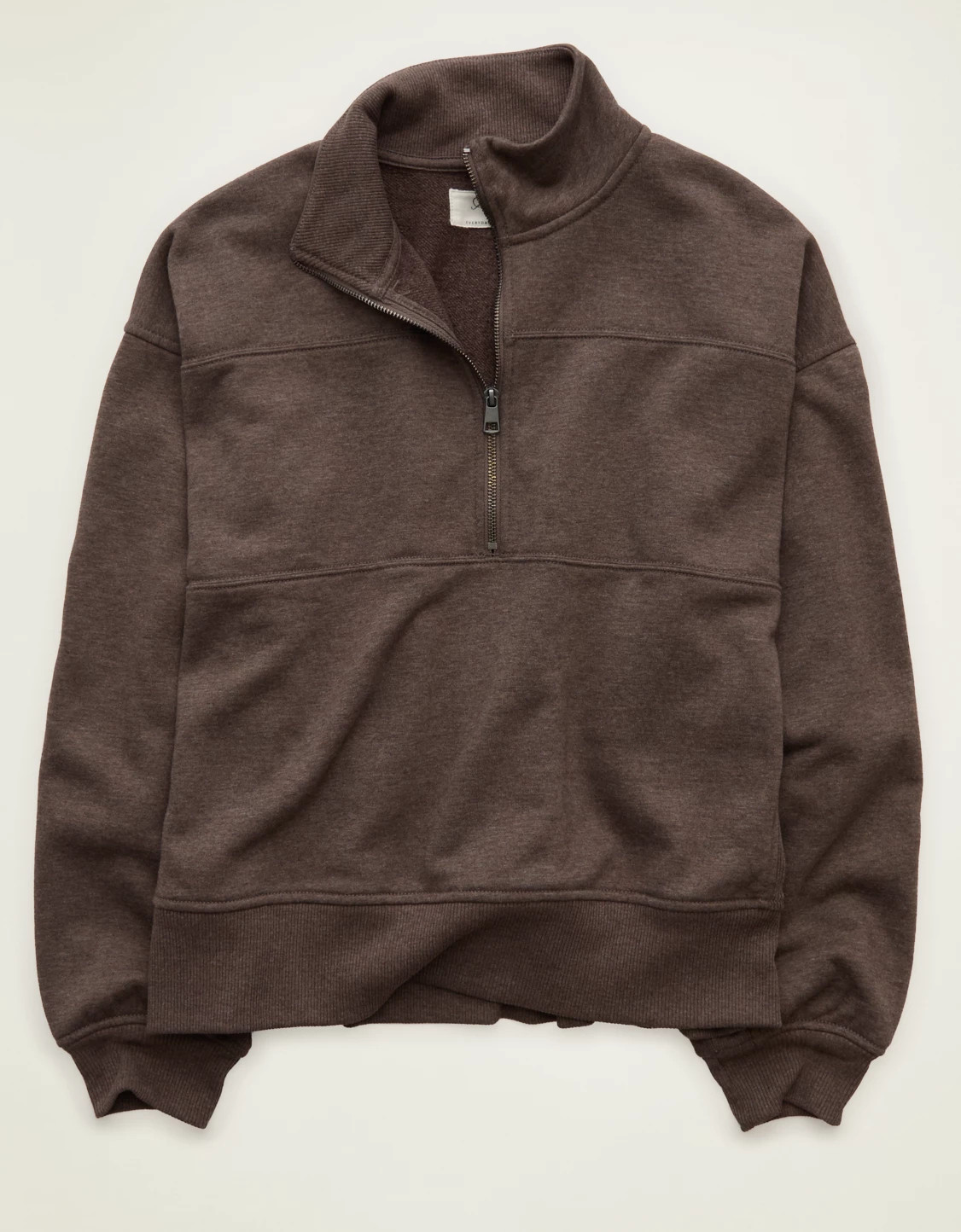 AE Everyday Luxe Quarter-Zip Sweatshirt | American Eagle Outfitters (US & CA)