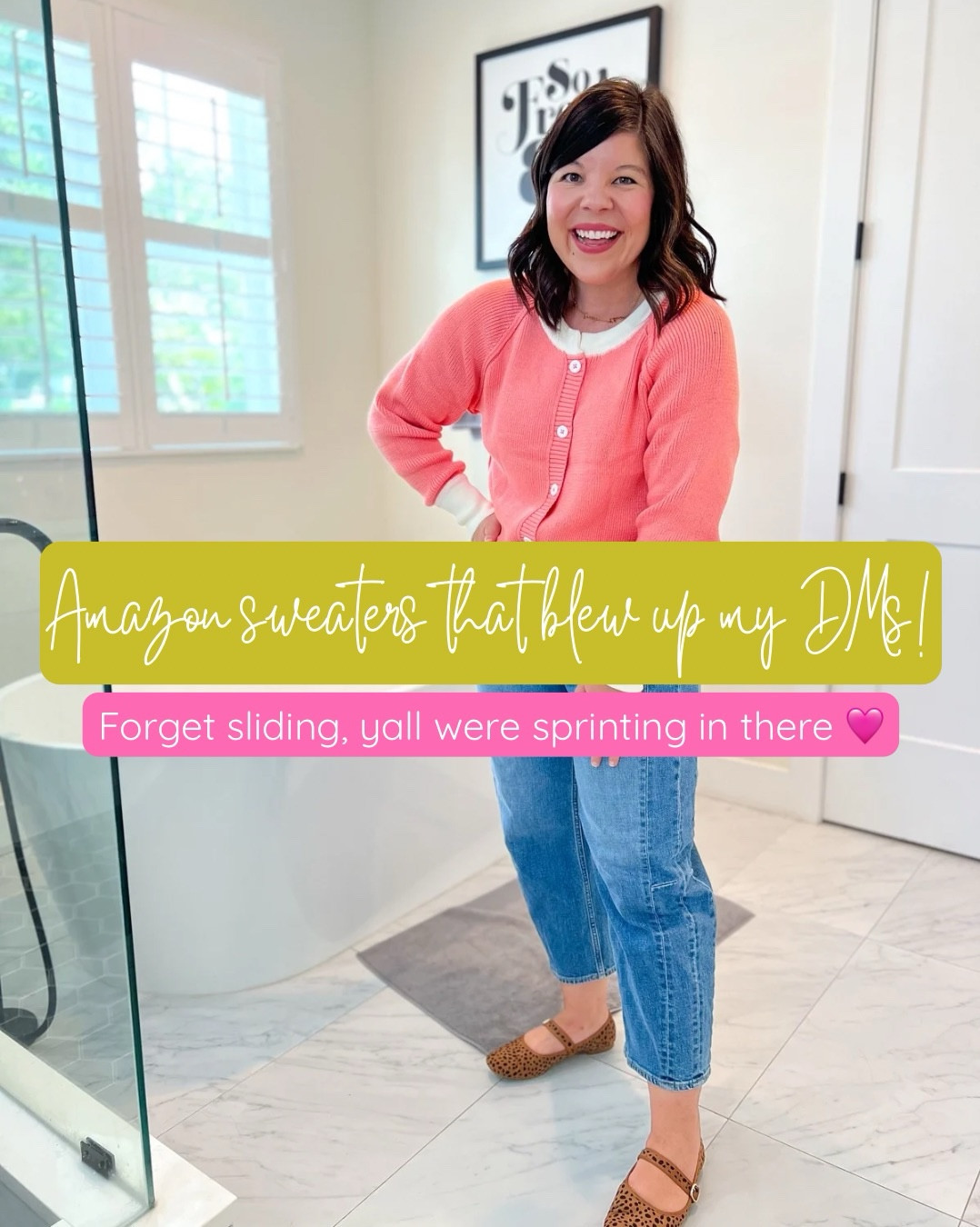 These sweaters made me do a happy dance, and but the number of messages I got- yall felt the same! 

There is nothing I love more than helping yall find pieces that you feel confident in and excited about 🩷

#LTKSeasonal #LTKHoliday #LTKFindsUnder50