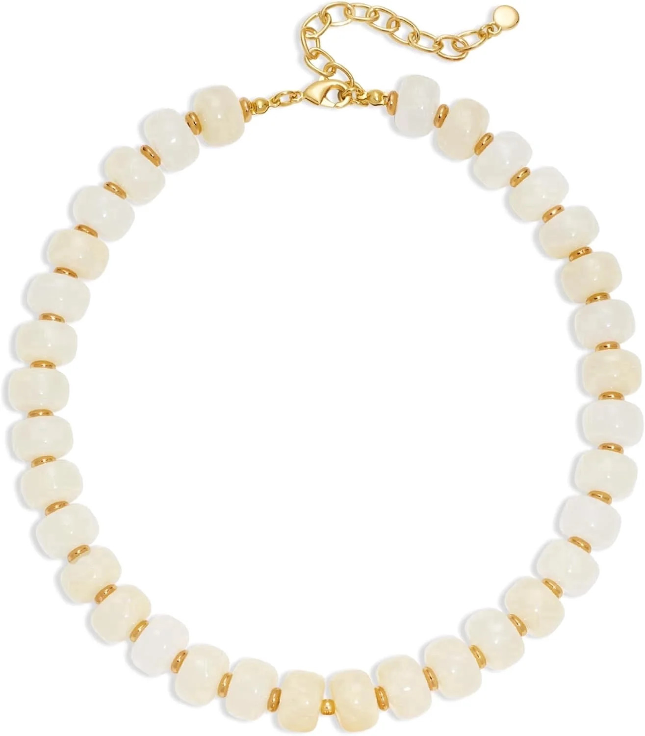 Leaf Resin Chunky Beaded Necklace for Women, Simple Modern Style Necklace Jewelry Accessory | Walmart (US)