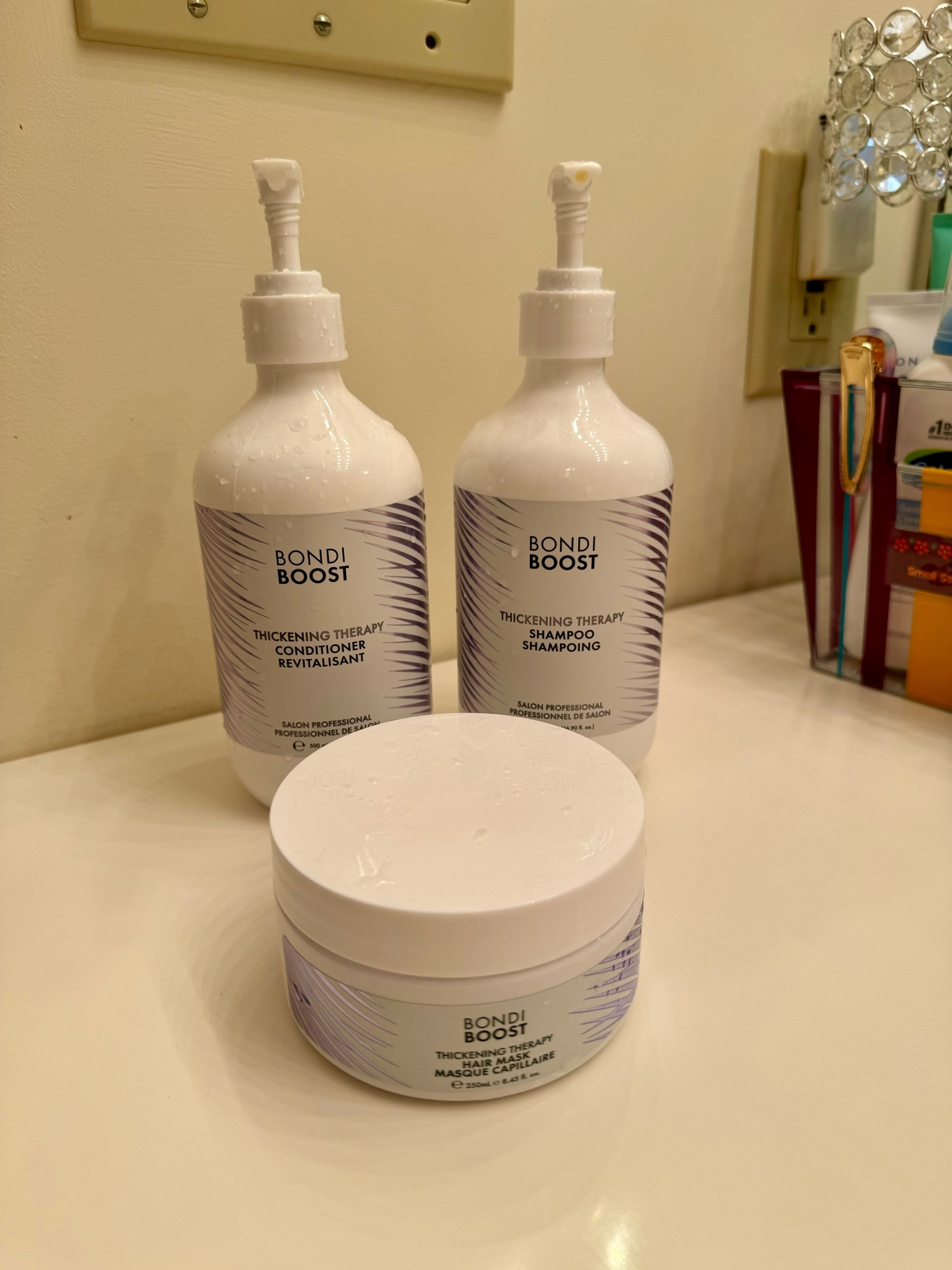 Bondi Boost Thickening Therapy Shampoo
Conditioner 
Hair Mask 

#LTKhome