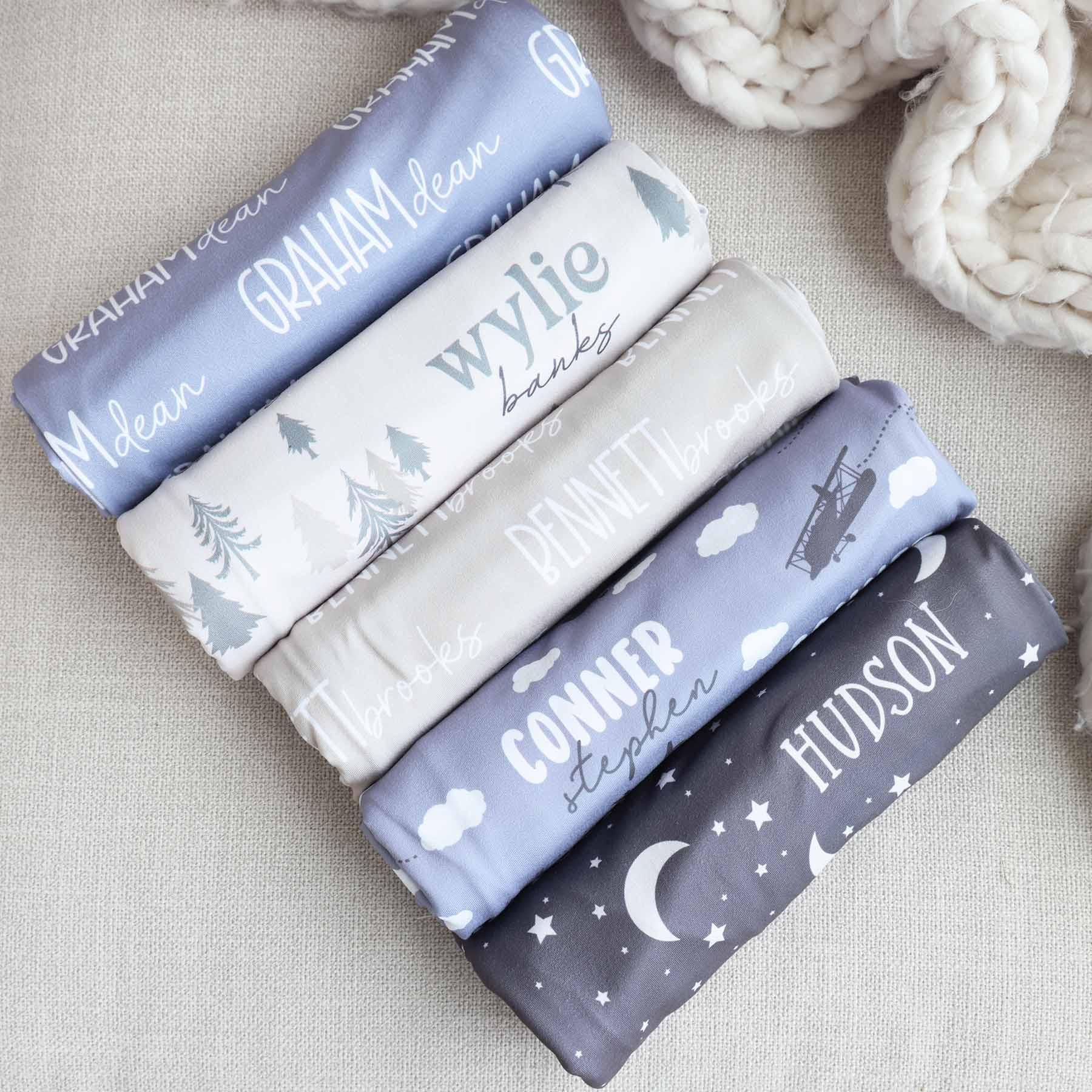 Personalized Swaddle | Adventure Boy | Caden Lane