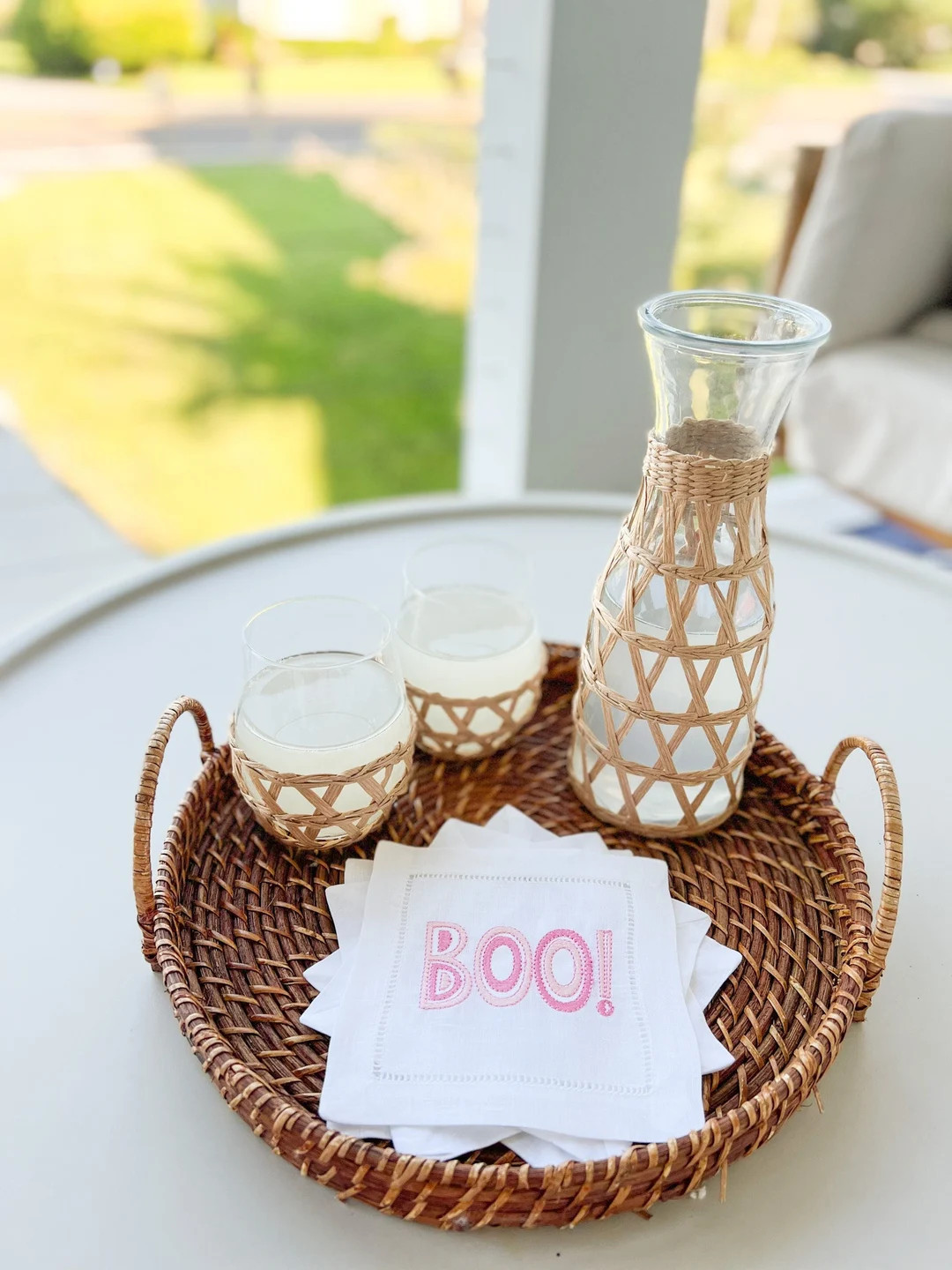 Boo Cocktail Napkins Fall Cocktail Napkins Halloween - Etsy | Etsy (US)