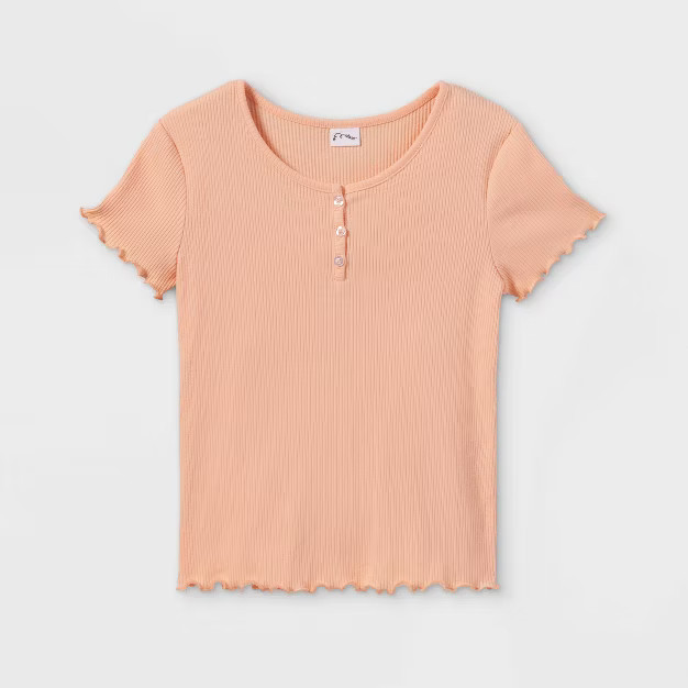 Girls' Henley T-Shirt - art class™ | Target