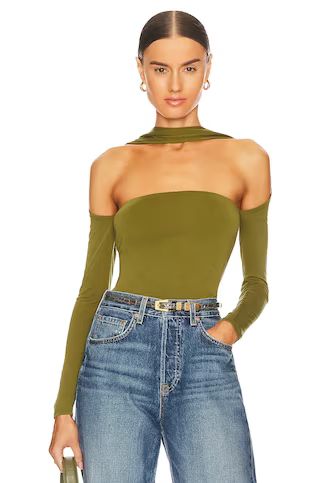 NOT YOURS TO KEEP Robin Top in Olive from Revolve.com | Revolve Clothing (Global)