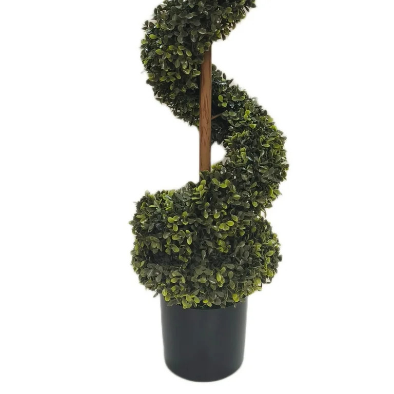 My Texas House 36" Swirl Boxwood Topiary | Walmart (US)