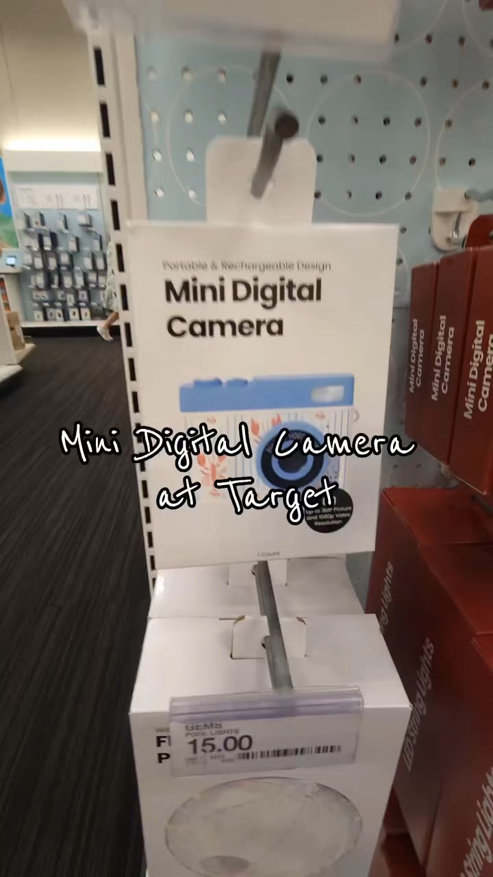 New $20 Mini Digital Cameras at Target, perfect for the summer! Comment "TARGET" and ill send you the link!