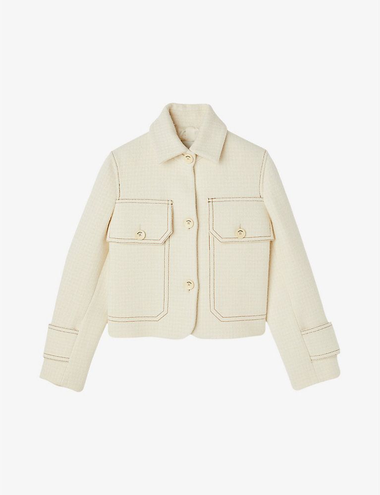 Dakota cotton and wool-blend jacket | Selfridges