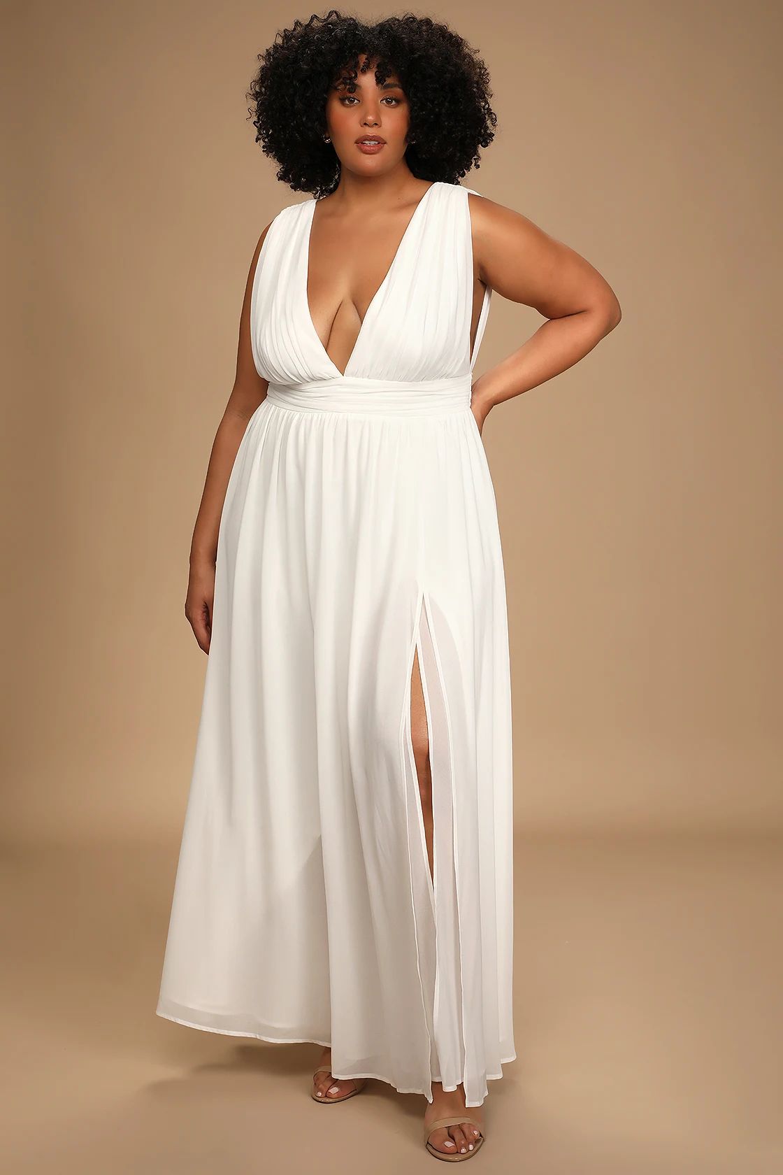 Heavenly Hues White Maxi Dress | Lulus (US)