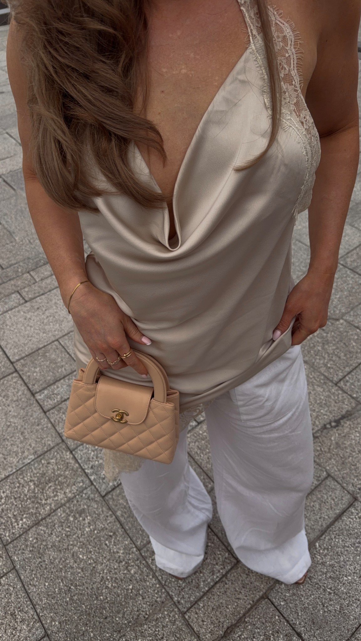 Champagne silk outfitts