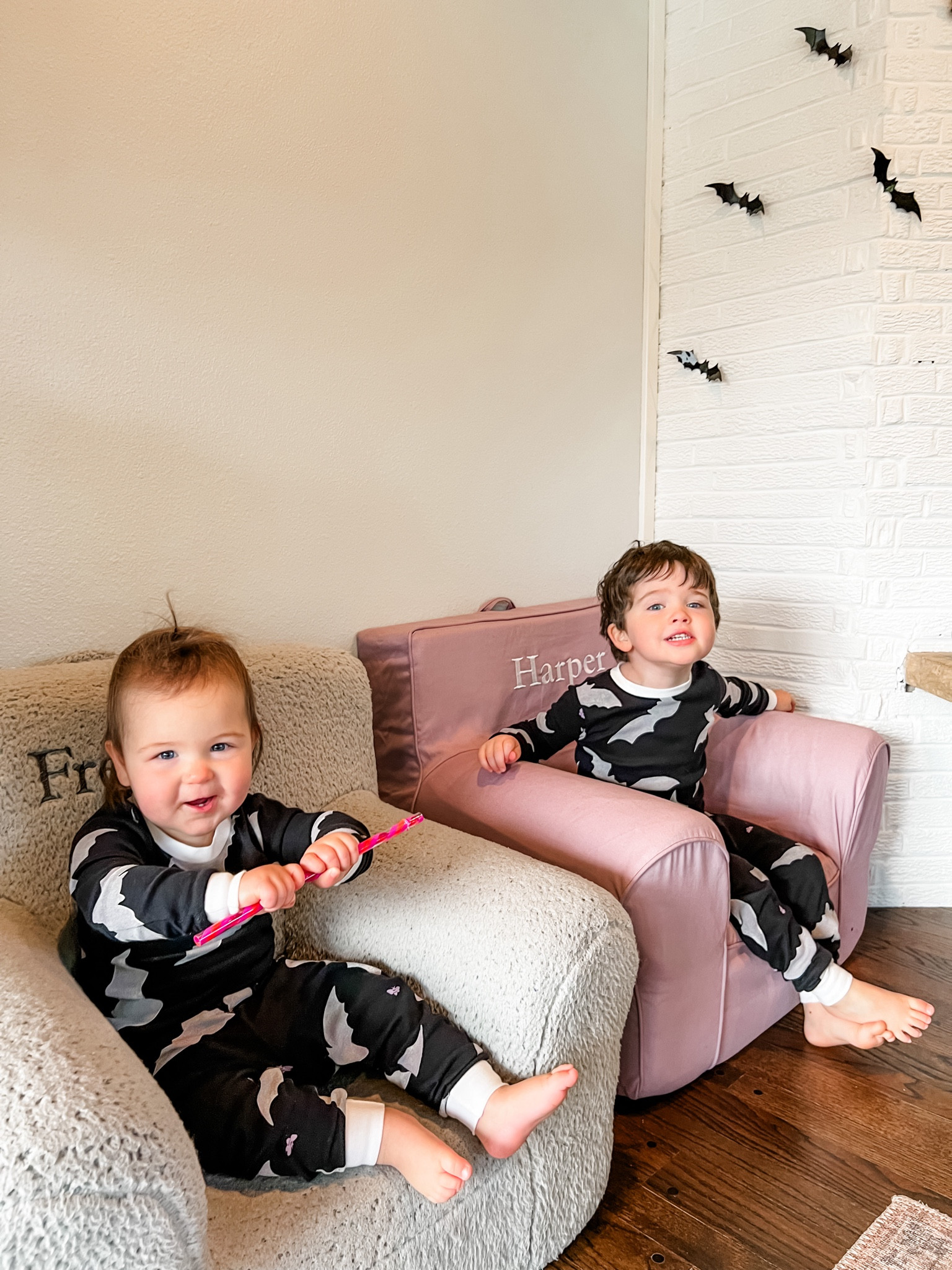 Love a matching set of pajamas. I have found these to run a little big in the waist band. 

Halloween, family, vibes with chellie, toddler pajamas 

#LTKkids #LTKHalloween #LTKfamily