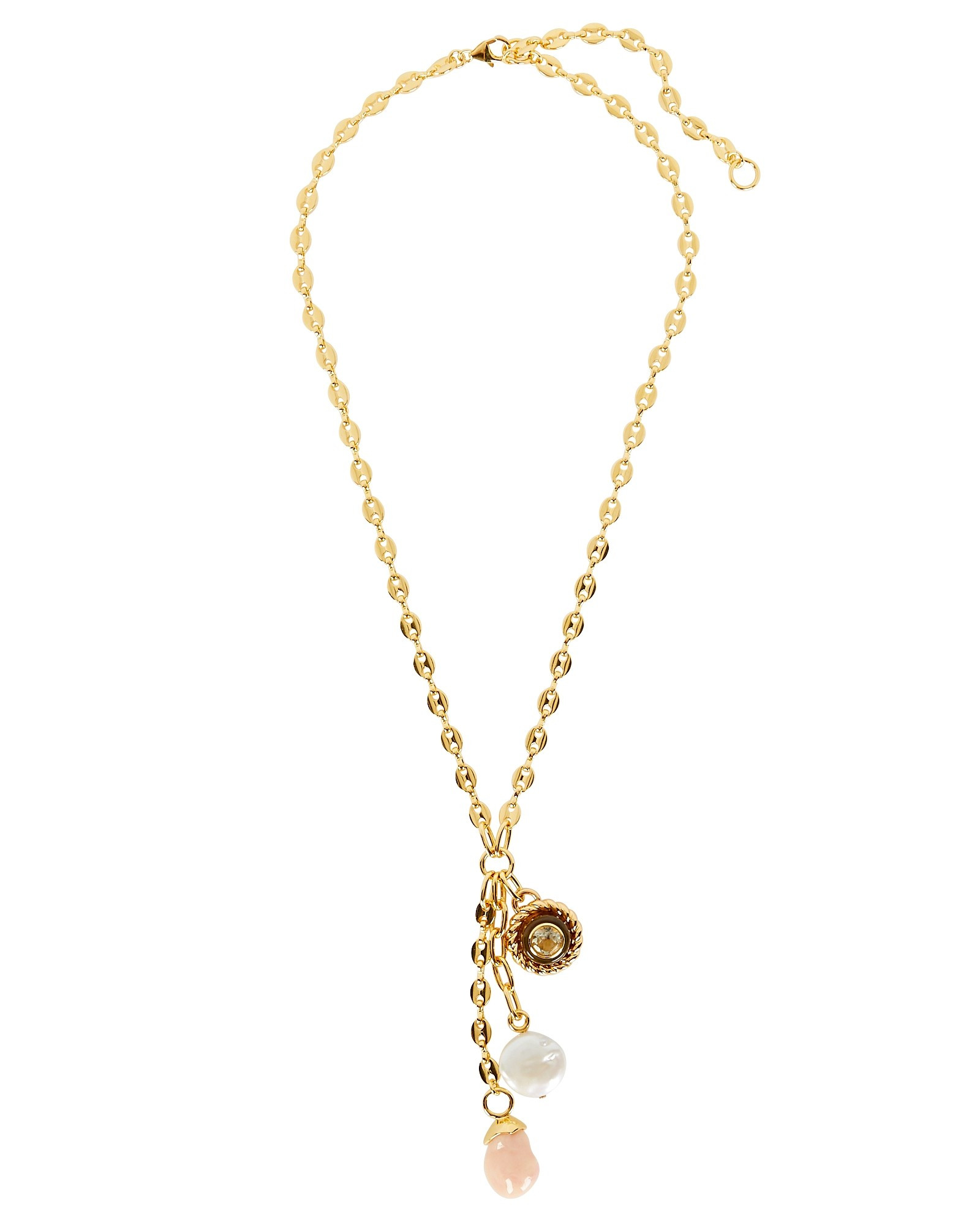 Anchor Lariat Charm Necklace | INTERMIX