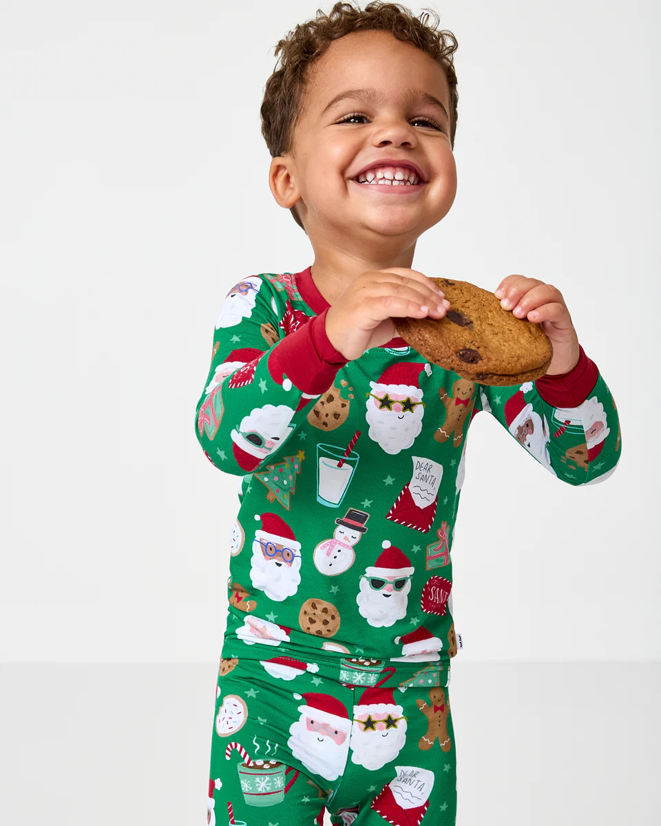 Cookies for Santa Two-Piece Pajama Set | Little Sleepies