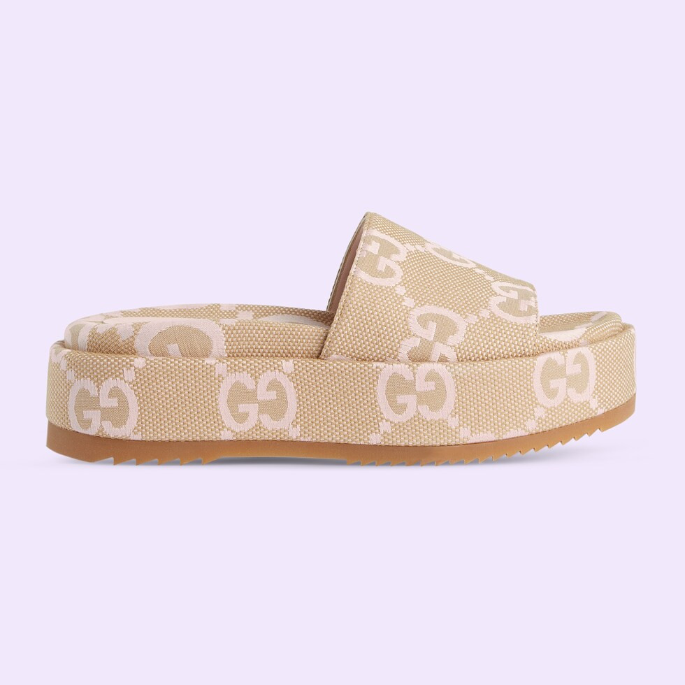 Women's jumbo GG platform slide sandal | Gucci (US)