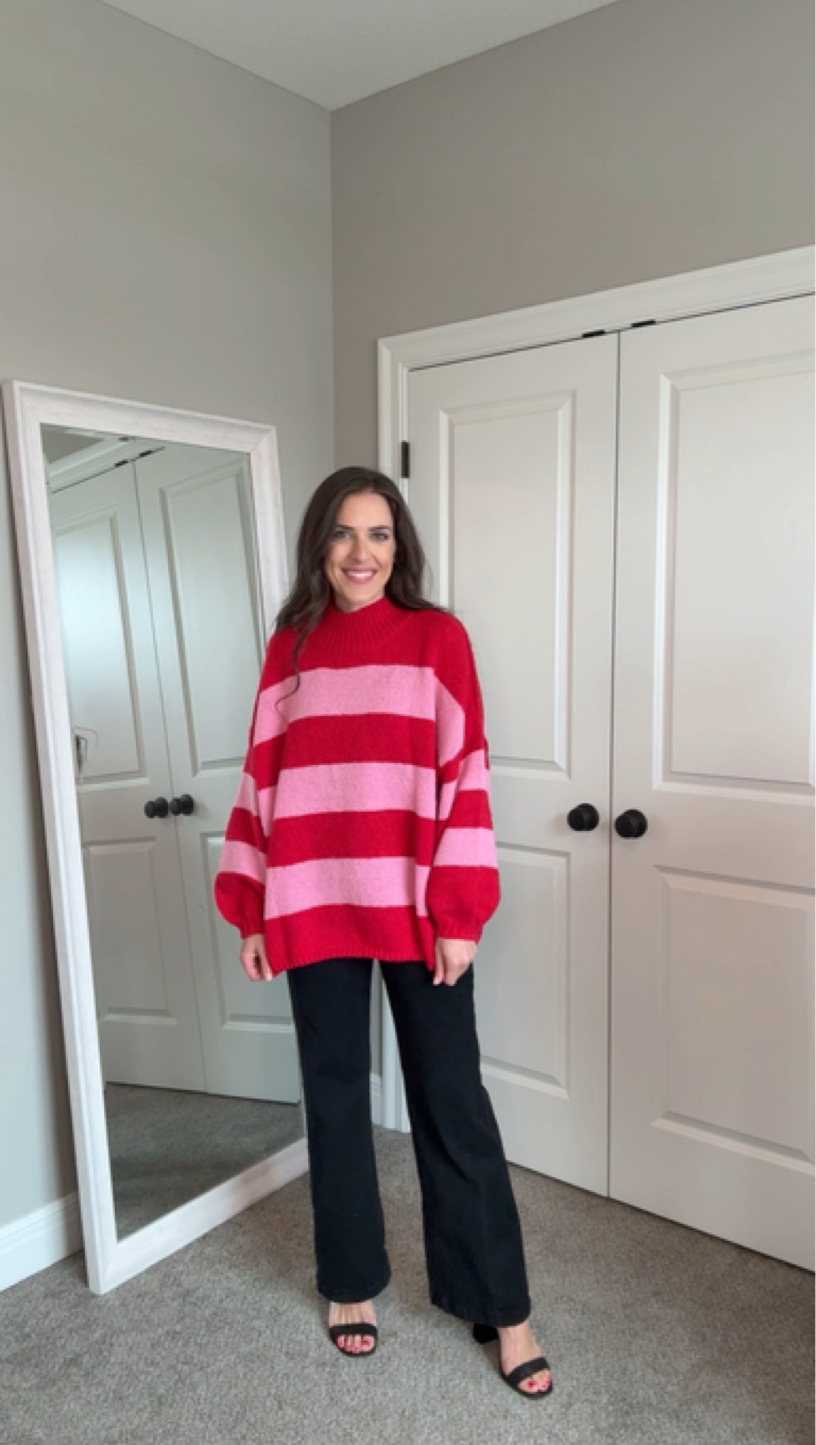Amazon sweater styled for Valentine’s Day—winter sweater outfit, casual date night look, everyday February outfit

#LTKValentine