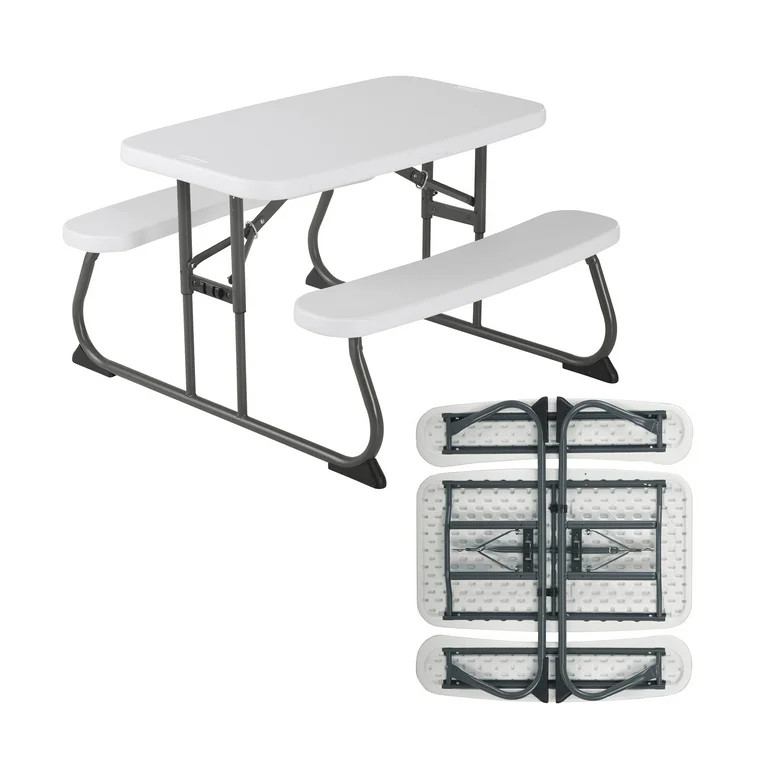 Lifetime Children's Polyethylene Picnic Table, All-Occasion, Almond (260256) | Walmart (US)