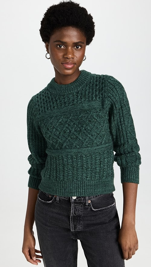 MINKPINK Kira Cable Knit Sweater | SHOPBOP | Shopbop