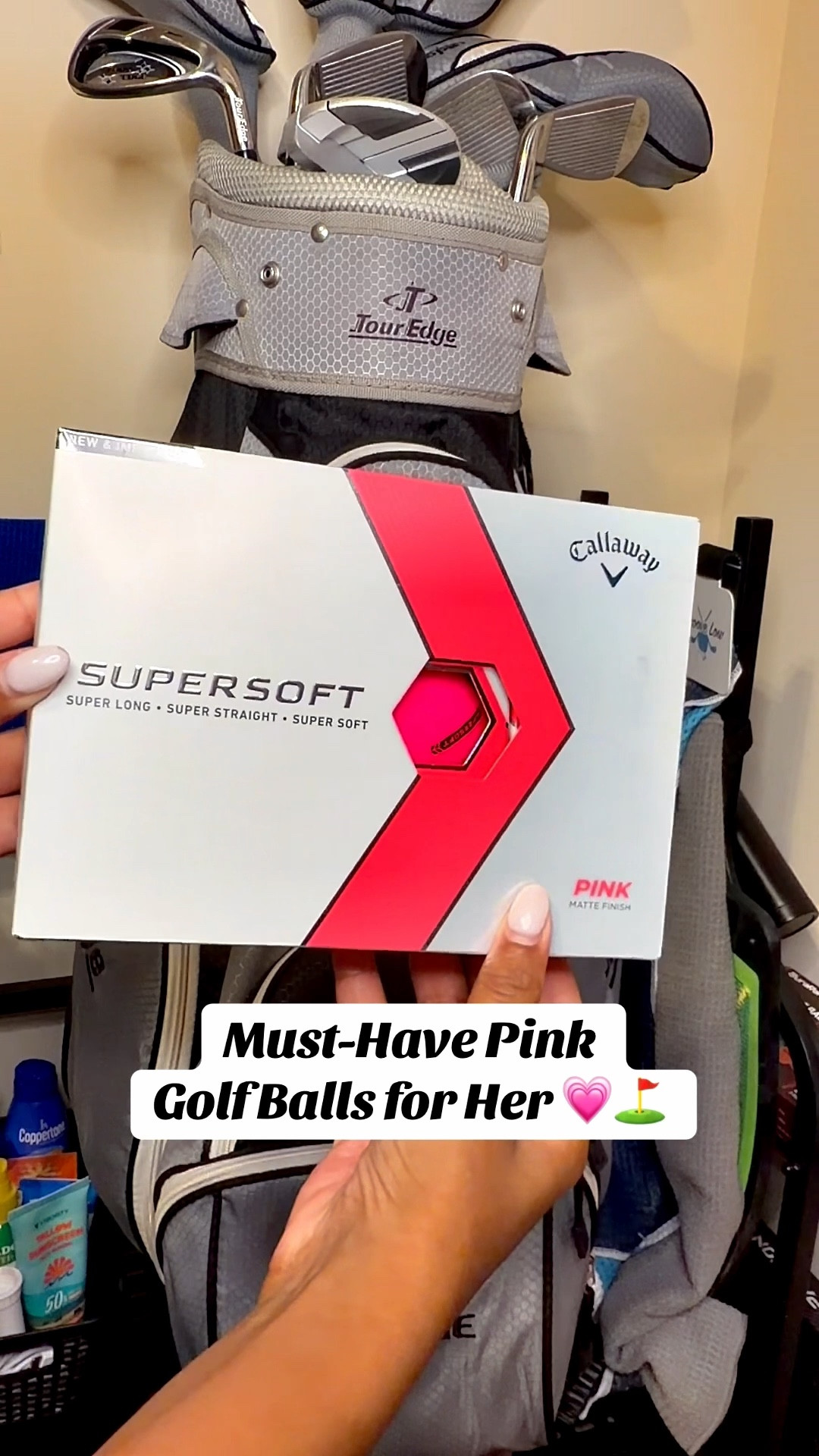 The cutest golf girl gift 💗⛳️ These pink Callaway balls are such a fun (and practical) add-on for any golfer.

Shop all her must-have golf course essentials here!

#golf #golfgirl #giftsforher #giftguide #callaway


#LTKfitnessgoals #LTKActive #LTKGiftGuide