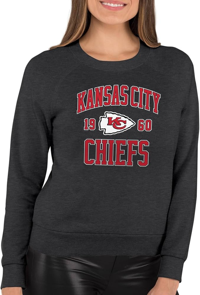 Hybrid Sports NFL - Established - Women's Officially Licensed Lightweight French Terry Fleece Pul... | Amazon (US)