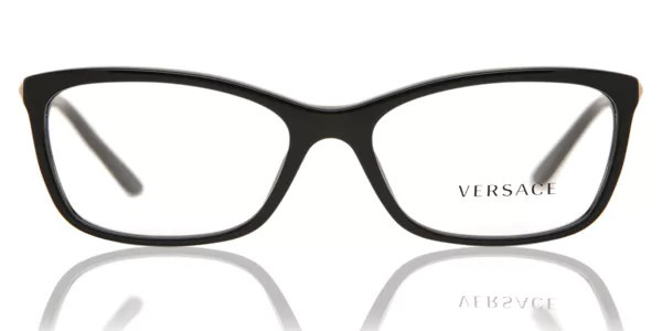 Versace VE3186 Women's Glasses, Black, Size 54 | SmartBuyGlasses Global
