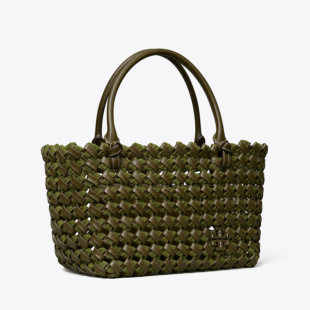 Tory Burch McGraw Woven Embossed Satchel | Tory Burch (US)