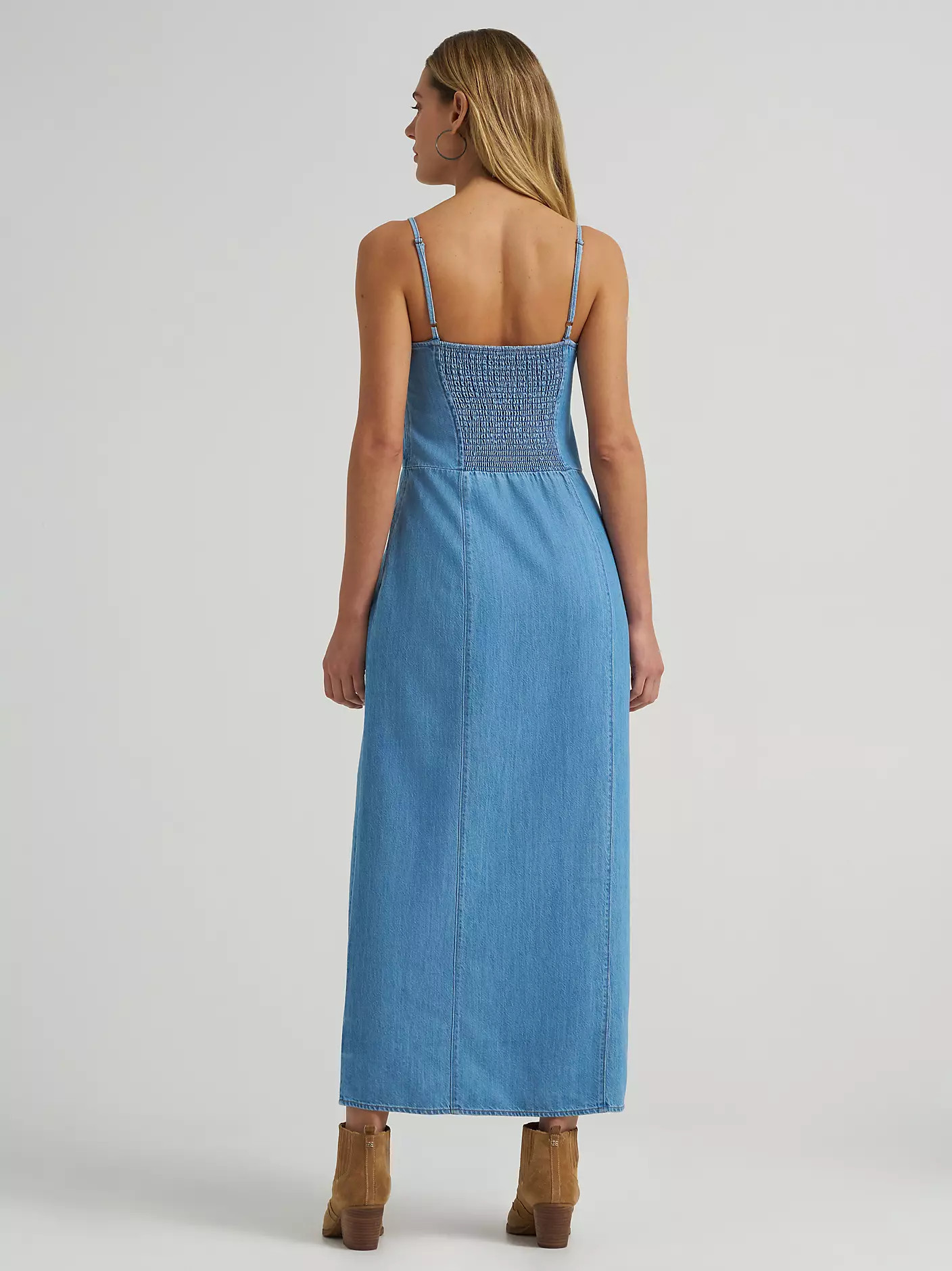 Women's Wrangler Denim Slit Front Maxi Dress | Wrangler